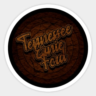 Circle Retro Tennessee Ernie Ford Sticker